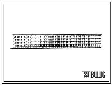 Типовой проект 1-309-24  Четырехэтажный жилой дом на 95 квартир со стенами из курпных блоков керамзитобетона или конструктивного пенобетона (однокомнатных  8, двухкомнатных  68, трехкомнатных  18).