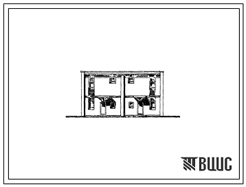 Типовой проект 144-52-237с.83 Дом 2-этажный 4-комнатный блокируемый для городской застройки типа 4Б.4Б. Для городской застройки в 3 климатическом районе Киргизской ССР сейсмичностью 8 и 9 баллов.