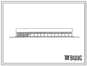 Типовой проект 805-47 Навес на 3000 голов молодняка индеек