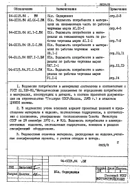 Альбом 16 Ведомости потребности в материалах