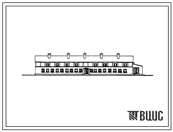 Типовой проект 801-143 Телятник отъемного выращивания на 360 телят (при четырехрядном расположении клеток для телят). Для строительства в районах с расчетной наружной температурой -20, -25 и -30 0С.