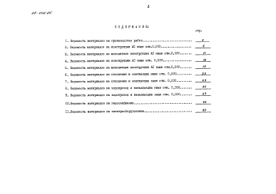 Альбом 11 Ведомости потребности в материалах. Книга 1 (ВМ)