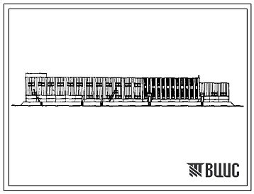 Типовой проект 701-1-53.88 Главный корпус склада для хранения продовольственных товаров складской площадью 5000 м2 (из ЛМК)