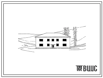 Типовой проект 114-12-54 Двухэтажный восьмиквартирный дом с 2 и 3-х комнатными квартирами .