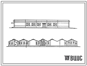 Типовой проект 810-1-17.86 Репродукционная блочная теплица для полевых культур площадью 1 га