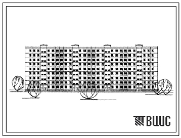 Типовой проект 111-92-2с 9-этажный 4-секционный крупнопанельный жилой дом на 144 квартиры для строительства в районах с сейсмичностью 7 баллов.