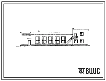 Типовой проект 284-3-8 Прачечная производительностью 0,5 т сухого белья в смену. Для строительства во II и III строительно-климатических зонах.