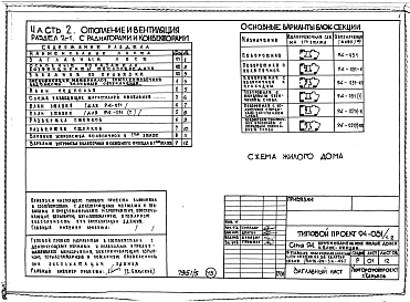 Альбом 5 Часть 1 Архитектурно-строительные чертажи выше отм.0.000. Часть 2 Отопление и вентиляция Раздел 2-1 С радиаторами и конвекторами. Часть 3 Водопровод и канализация. Часть 4 Газоснабжение. Часть 5 Электрооборудование. Часть 6 Слаботочные устройств