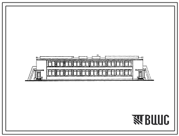 Типовой проект 214-2-21 Детские ясли-сад на 90 мест с круглосуточным пребыванием детей, для строительства во 2 строительно-климатической зоне. Для сельского строительства.