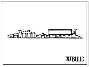 Типовой проект 244-4-78.86 Центр обслуживания базы отдыха на  500 мест с круглогодичным ядром на 200 мест (стены кирпичные)