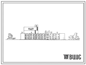 Типовой проект 264-12-148С Дом культуры на 400 мест. Для строительства в IВ климатическом подрайоне, II и III климатических районах сейсмичностью 7 и 8 баллов.