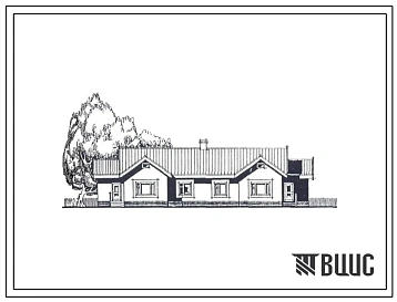 Типовой проект 184-221-12.86 Дом на 2 трехкомнатные квартиры типа 3Б. Общая площадь 131 м2 (СТЕНЫ ИЗ ОБЛЕГЧЕННОЙ КИРПИЧНОЙ КЛАДКИ, Перекрытия деревянные. Полное инженерное благоустройство. Мансардные, Одноэтажные)
