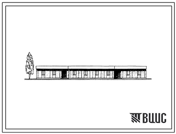 Типовой проект 183-211-15с/1 Одноэтажный двухквартирный дом с квартирами типа 6Б. Для строительства в IVА климатическом подрайоне Туркменской ССР сейсмичностью 7 и 8 баллов.