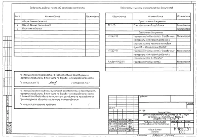 Альбом 9 ТС1.Разводка трубопроводов теплоснабжения по техподполью