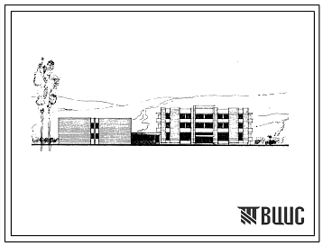Типовой проект 285-5-42с Гостиница на 100 мест для строительства в 4 климатическом районе Армянской ССР сейсмичностью 7 и 8 баллов