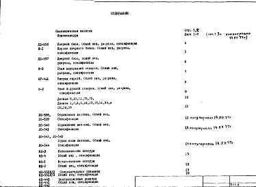 Альбом 1 Рабочие чертежи 