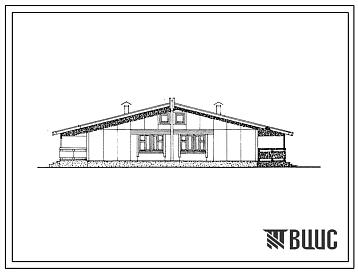 Типовой проект 181-219-30.87 Дом на 2 двухкомнатные квартиры. Общая площадь 124 м2