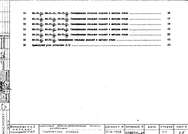 Альбом 1 Рабочие чертежи панелей МФ-24-15, МФ-18-15/9, МФ-24-15/9, МФ-30-15/9, МФ-36-15/9, МФ-42-15/9, МФ-48-15/9, МФ-54-15/9, МФ-60-15/9, МФ-66-15/9, МФ-18-18/6, МФ-24-18/6, МФ-36-18/6, МФ-24-18, МФ-24-18/12, МФ-24-18/12, МФ-30-18/12, МФ-54-18/12, МФ-60-