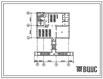 Типовой проект А-2,3,4-150-250.84 Склад инвентаря и оборудования в подвале служебно-технического здания железнодорожного транспорта, (убежище на 150 человек, размеры убежища 18м на 12м, режимы вентиляции 1,2).