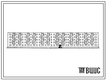 Типовой проект 1К-308В-3/64 Пятиэтажный 6-секционный жилой дом на 99 квартир (без подвала)
