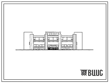 Типовой проект 264-15-7 Библиотека на 500 тысяч томов. ДЛЯ строительства во 2 и 3 строительно-климатических зонах.