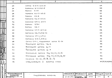 Альбом 1 Рабочие чертежи 