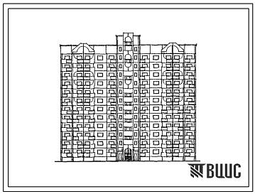 Типовой проект 176-09.13.89 12-этажная 83-квартирная блок-секция Т-4 (1-2-2-2-2-3-3) для строительства в г. Харькове