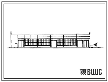 Типовой проект 816-87 Станция технического обслуживания на 400 грузовых автомобилей. (Главный корпус).
