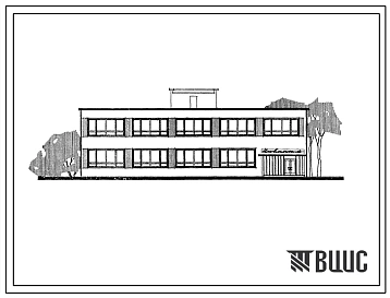 Типовой проект 284-3-3 Кооперированное здание прачечной и химчистки общей производительностью 575 кг в смену.