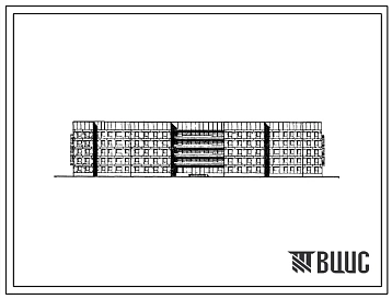 Типовой проект 163-123-12с Пятиэтажное общежитие на 379 мест для строительства в 1А, 1Б, 1Г климатических подрайонах сейсмичностью 7 баллов