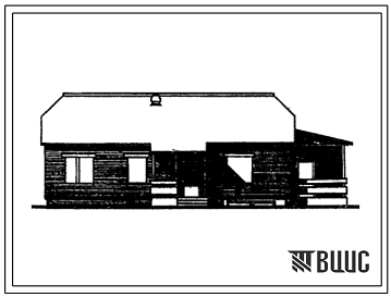 Типовой проект 184-48-27с/1 Дом одноэтажный одноквартирный пятикомнатный с полным благоустройством и подвальными помещениями.