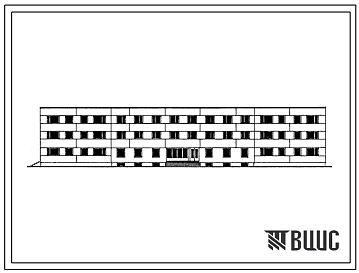 Типовой проект 163-23-83.86 Общежитие на 117 мест для рабочих и служащих