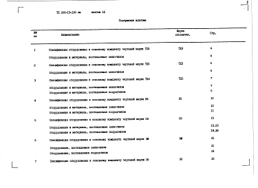 Альбом 9 Спецификация оборудования