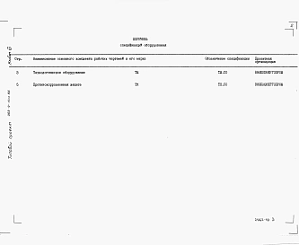Альбом 12 Спецификация оборудования