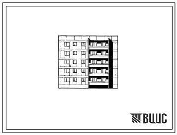 Типовой проект 81-06 5-этажная блок-секция угловая правая на 15 квартир (двухкомнатных 2Б-5, трехкомнатных 3Б-5, четырехкомнатных 4Б-5) для строительства в 1В, 2Б и 2В климатических подрайонах.