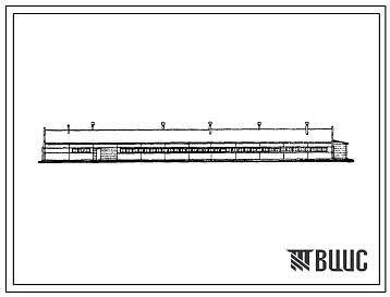 Типовой проект 804-54 Конюшня на 100 дойных кобыл. (Покрытие из железобетонных плит).