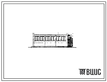 Типовой проект 222-9-74 Блок спортивного зала 9х18 м с военным кабинетом (для пристроек к существующим зданиям сельских школ, построенных по проектам прошлых лет) в конструкциях серии ИИ-04.
