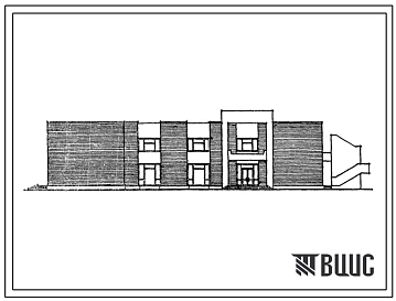 Типовой проект 264-12-248с.85 Клуб (стены кирпичные) на 200 посетителей (зал на 150 мест).