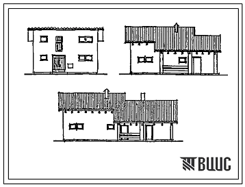 Типовой проект 194-16-104.86 Хозяйственные постройки для содержания скота и птицы. Тип III: – с максимальным набором помещений. Общая площадь 35 м2 (СТЕНЫ ИЗ КИРПИЧА, Перекрытия железобетонные. Полное инженерное благоустройство)