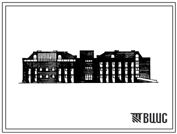 Типовой проект 254-7-1 Детский корпус на 60 коек для расширения существующих больниц. Здание трёхэтажное. Стены из кирпича.
