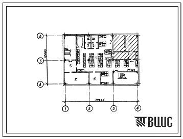 Типовой проект Б-2-150(402-11-81) Хозяйственно-бытовые помещения в подвале производственно-лабораторного корпуса производственной базы нгду на 400 скважин, (убежище на 150 человек, размеры убежища 18м на 12м, режимы вентиляции 1,2,3).