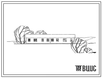 Типовой проект 184-52-47с  Одноэтажный двухквартирный жилой дом с 4-комнатными квартирами. Для индивидуального строительства.