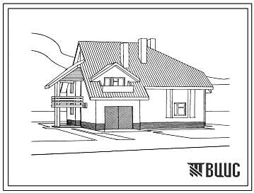 Типовой проект У.144-000-910.92 Усадебные жилые дома повышенной комфортности для индивидуальных застройщиков со стенами из местных строительных материалов, 6-комнатный жилой дом (тип 1)