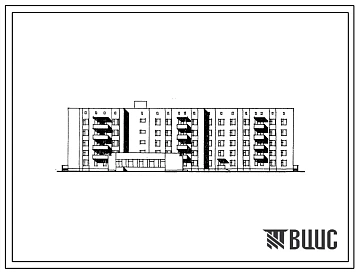 Типовой проект 164-87-119пв.2 5-этажное общежитие для рабочих и служащих на 232 места (с комнатами на 2 и 3 человека). Для строительства во 2В, 3Б и 3В климатических подрайонах Украинской ССР на просадочных грунтах и подрабатываемых территориях.