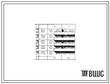 Типовой проект 108-034/1 Блок-секция пятиэтажная торцовая левая на 15 квартир (однокомнатных 1Б-5, двухкомнатных 2Б-1, трехкомнатных 3Б-9) . Для строительства в 1В, 2Б, 2В, 2Г, 3А климатических подрайонах.