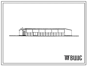 Типовой проект 804-25 Конюшня с баз-навесом на 100 кобыл с жеребятами или 100 голов молодняка.