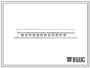 Типовой проект 805-116 Птичник для контрольного стада на 2500-3000 кур с клеточным содержанием.