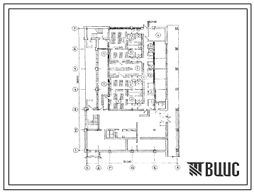 Типовой проект Б-3-330(292-2-46с) Двойное использование помещений 1 этажа спортивного корпуса в конструкциях иис-04 с залом 38х18 м с местами для зрителей, (убежище на 330 человек, размеры убежища 36м на 24м, режимы вентиляции 1,2,3).