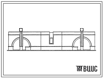 Типовой проект 284-9-42.13.87 Туалет общего пользования наземного типа на 12 очков. Для г.Ленинграда и пригородов