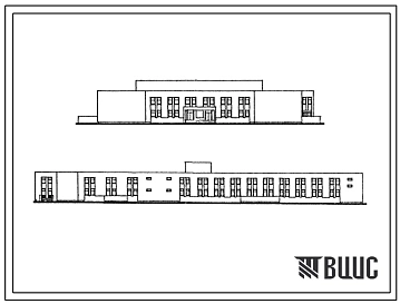 Типовой проект 224-1-589.13.87 Средняя общеобразовательная школа на 20 классов (772 учащихся). Для Туркменской ССР